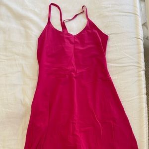 Outdoor voices exercise dress hot pink